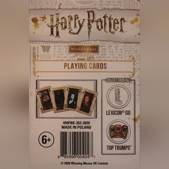 Waddingtons of london Harry Potter Playing Cards - Picture 2 of 2